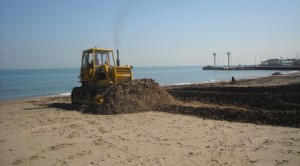 Riccione, Lavori in Spiaggia